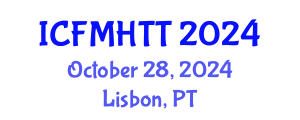 International Conference on Fluid Mechanics, Heat Transfer and Thermodynamics (ICFMHTT) October 28, 2024 - Lisbon, Portugal