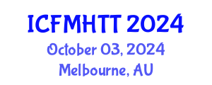 International Conference on Fluid Mechanics, Heat Transfer and Thermodynamics (ICFMHTT) October 03, 2024 - Melbourne, Australia