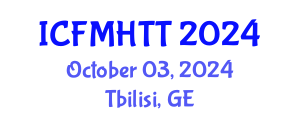 International Conference on Fluid Mechanics, Heat Transfer and Thermodynamics (ICFMHTT) October 03, 2024 - Tbilisi, Georgia