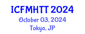 International Conference on Fluid Mechanics, Heat Transfer and Thermodynamics (ICFMHTT) October 03, 2024 - Tokyo, Japan