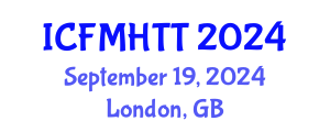 International Conference on Fluid Mechanics, Heat Transfer and Thermodynamics (ICFMHTT) September 19, 2024 - London, United Kingdom