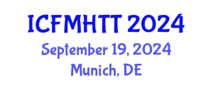 International Conference on Fluid Mechanics, Heat Transfer and Thermodynamics (ICFMHTT) September 19, 2024 - Munich, Germany