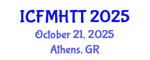 International Conference on Fluid Mechanics, Heat Transfer and Thermodynamics (ICFMHTT) October 21, 2025 - Athens, Greece