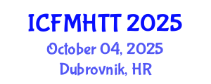 International Conference on Fluid Mechanics, Heat Transfer and Thermodynamics (ICFMHTT) October 04, 2025 - Dubrovnik, Croatia