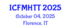 International Conference on Fluid Mechanics, Heat Transfer and Thermodynamics (ICFMHTT) October 04, 2025 - Florence, Italy