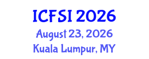 International Conference on Fluid-Structure Interaction (ICFSI) August 23, 2026 - Kuala Lumpur, Malaysia International Conference on Fluid-Structure Interaction (ICFSI) August 23, 2026 - Kuala Lumpur, Malaysia