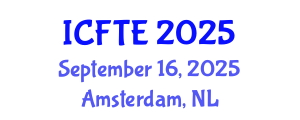 International Conference on Fluids and Thermal Engineering (ICFTE) September 16, 2025 - Amsterdam, Netherlands