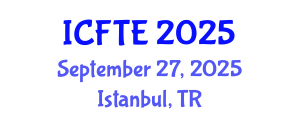 International Conference on Fluids and Thermal Engineering (ICFTE) September 27, 2025 - Istanbul, Turkey