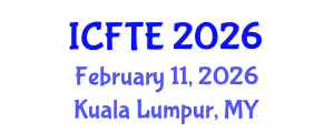 International Conference on Fluids and Thermal Engineering (ICFTE) February 11, 2026 - Kuala Lumpur, Malaysia
