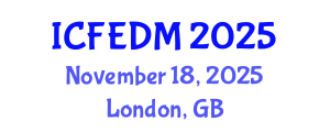 International Conference on Fluids Engineering, Dynamics and Mechanics (ICFEDM) November 18, 2025 - London, United Kingdom