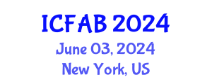 International Conference on Food and Agricultural Biotechnology (ICFAB) June 03, 2024 - New York, United States
