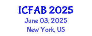 International Conference on Food and Agricultural Biotechnology (ICFAB) June 03, 2025 - New York, United States