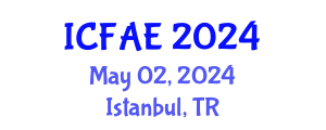 International Conference on Food and Agricultural Engineering (ICFAE) May 02, 2024 - Istanbul, Turkey