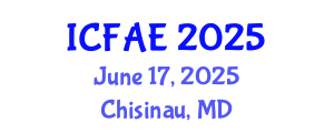International Conference on Food and Agricultural Engineering (ICFAE) June 17, 2025 - Chisinau, Republic of Moldova