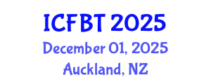 International Conference on Food and Bioprocess Technology (ICFBT) December 01, 2025 - Auckland, New Zealand