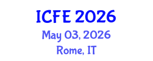 International Conference on Food and Environment (ICFE) May 03, 2026 - Rome, Italy