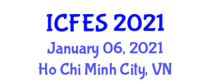 International Conference on Food and Environmental Sciences (ICFES) January 06, 2021 - Ho Chi Minh City, Vietnam
