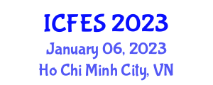 International Conference on Food and Environmental Sciences (ICFES) January 06, 2023 - Ho Chi Minh City, Vietnam
