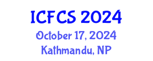 International Conference on Food Control and Safety (ICFCS) October 17, 2024 - Kathmandu, Nepal
