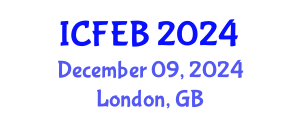 International Conference on Food Engineering and Biotechnology (ICFEB) December 09, 2024 - London, United Kingdom