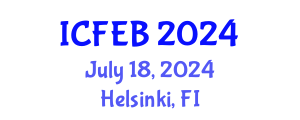 International Conference on Food Engineering and Biotechnology (ICFEB) July 18, 2024 - Helsinki, Finland