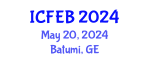 International Conference on Food Engineering and Biotechnology (ICFEB) May 20, 2024 - Batumi, Georgia