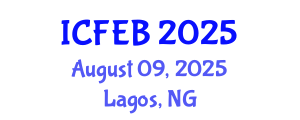 International Conference on Food Engineering and Biotechnology (ICFEB) August 09, 2025 - Lagos, Nigeria