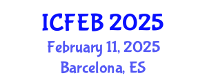 International Conference on Food Engineering and Biotechnology (ICFEB) February 11, 2025 - Barcelona, Spain