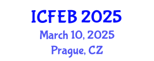 International Conference on Food Engineering and Biotechnology (ICFEB) March 22, 2025 - Prague, Czechia