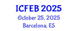 International Conference on Food Engineering and Biotechnology (ICFEB) October 25, 2025 - Barcelona, Spain