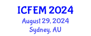 International Conference on Food Engineering and Management (ICFEM) August 29, 2024 - Sydney, Australia