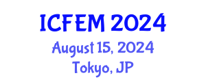 International Conference on Food Engineering and Management (ICFEM) August 15, 2024 - Tokyo, Japan