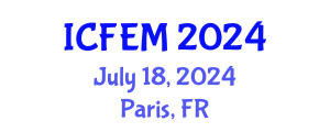 International Conference on Food Engineering and Management (ICFEM) July 18, 2024 - Paris, France