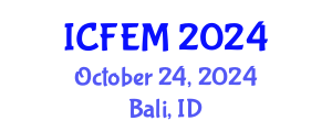 International Conference on Food Engineering and Management (ICFEM) October 24, 2024 - Bali, Indonesia