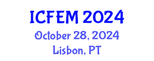 International Conference on Food Engineering and Management (ICFEM) October 28, 2024 - Lisbon, Portugal
