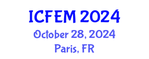 International Conference on Food Engineering and Management (ICFEM) October 28, 2024 - Paris, France