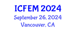 International Conference on Food Engineering and Management (ICFEM) September 26, 2024 - Vancouver, Canada