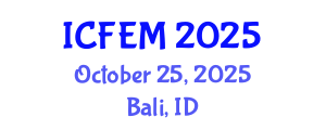 International Conference on Food Engineering and Management (ICFEM) October 25, 2025 - Bali, Indonesia