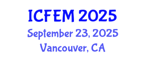 International Conference on Food Engineering and Management (ICFEM) September 23, 2025 - Vancouver, Canada