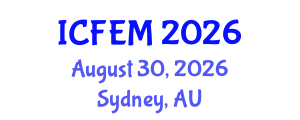 International Conference on Food Engineering and Management (ICFEM) August 30, 2026 - Sydney, Australia