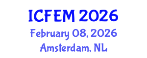 International Conference on Food Engineering and Management (ICFEM) February 08, 2026 - Amsterdam, Netherlands