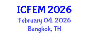 International Conference on Food Engineering and Management (ICFEM) February 04, 2026 - Bangkok, Thailand