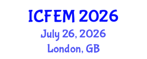 International Conference on Food Engineering and Management (ICFEM) July 26, 2026 - London, United Kingdom