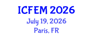 International Conference on Food Engineering and Management (ICFEM) July 19, 2026 - Paris, France