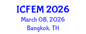 International Conference on Food Engineering and Management (ICFEM) March 08, 2026 - Bangkok, Thailand