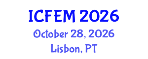 International Conference on Food Engineering and Management (ICFEM) October 28, 2026 - Lisbon, Portugal