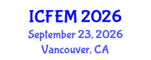 International Conference on Food Engineering and Management (ICFEM) September 23, 2026 - Vancouver, Canada