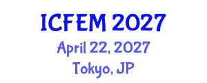 International Conference on Food Engineering and Management (ICFEM) April 22, 2027 - Tokyo, Japan International Conference on Food Engineering and Management (ICFEM) April 22, 2027 - Tokyo, Japan