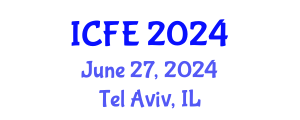International Conference on Food Engineering (ICFE) June 27, 2024 - Tel Aviv, Israel