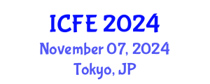 International Conference on Food Engineering (ICFE) November 07, 2024 - Tokyo, Japan